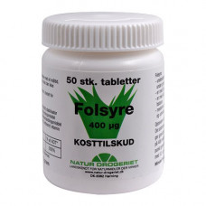 NATUR DROGERIET - Folsyre 50 tabletter
